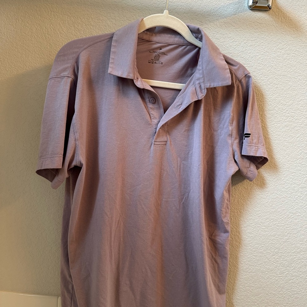 Fabletics Lavender Polo Shirt